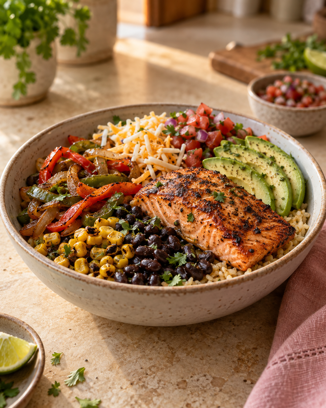 Salmon Munchie Bowl